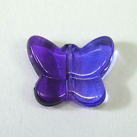 Acryl-Perle Schmetterling violett/flider